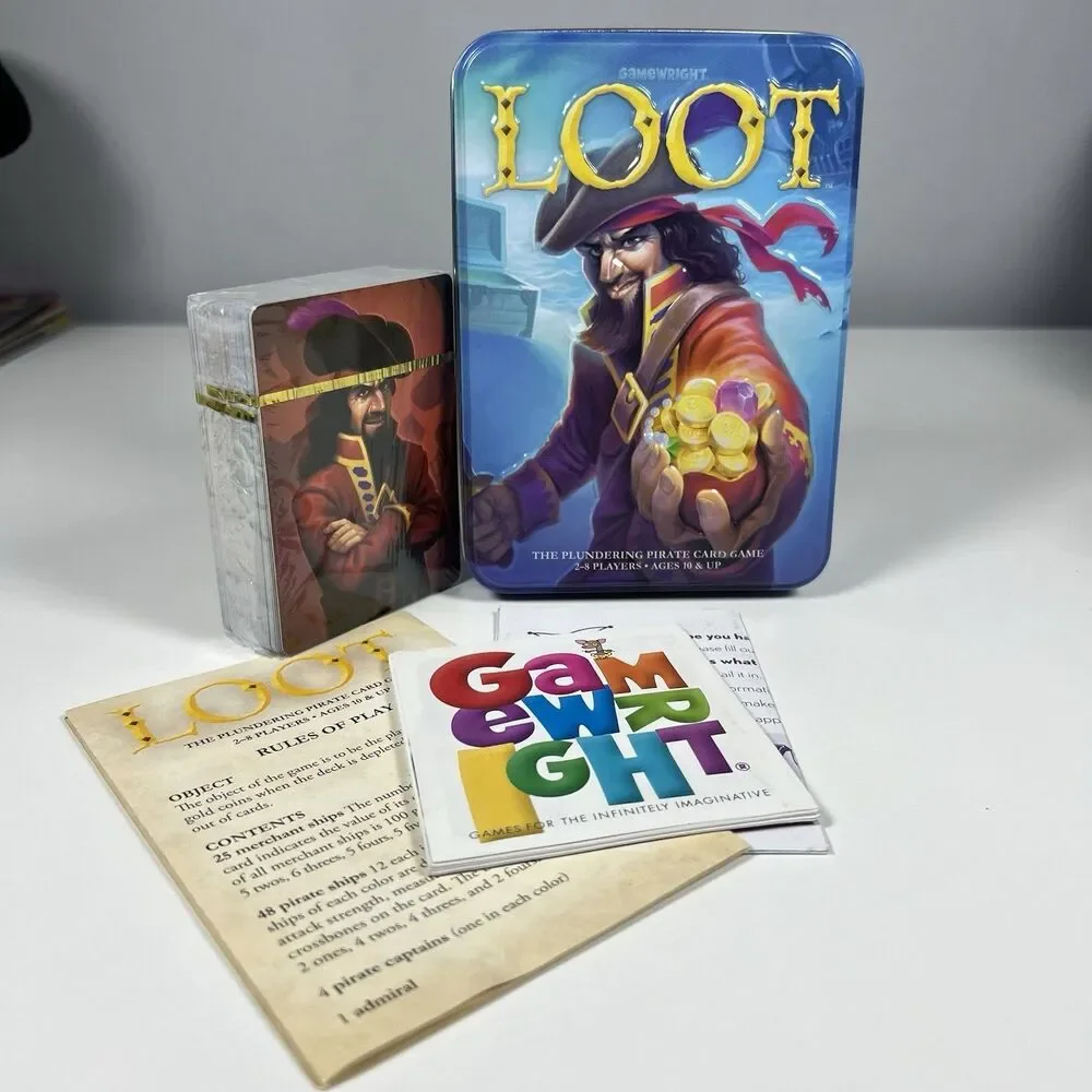 loot: The Plundering Pirate Card Game By Gamewright 2017 Complete Sealed Cards